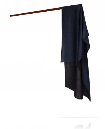 Палантин Унисекс WS90-MOIRE/BLUE.NOIR