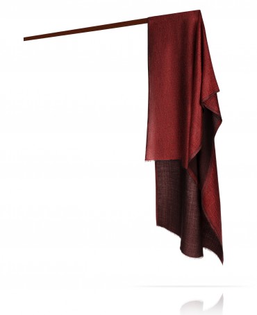 Палантин Унисекс WS90-MOIRE/BORDEAUX.NOIR