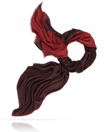 Палантин Унисекс WS90-MOIRE/BORDEAUX.NOIR