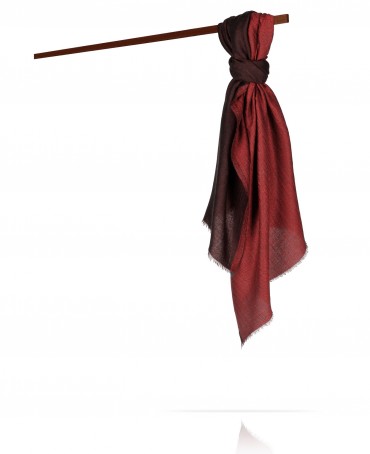 Палантин Унисекс WS90-MOIRE/BORDEAUX.NOIR