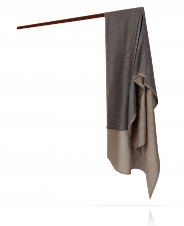 Палантин Унисекс WS90-MOIRE/GRIS.TAUPE