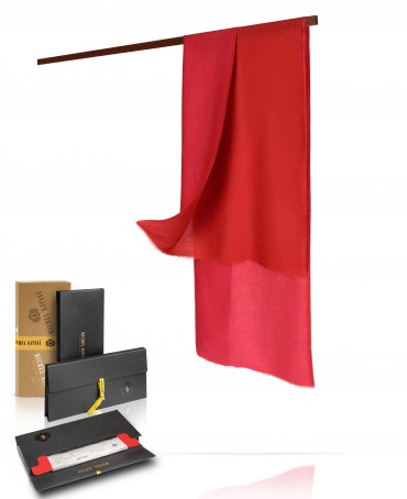 Палантин Унисекс WS90-MOIRE/NOIR.FUCHSIA