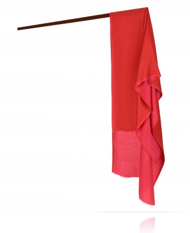 Палантин Унисекс WS90-MOIRE/NOIR.FUCHSIA