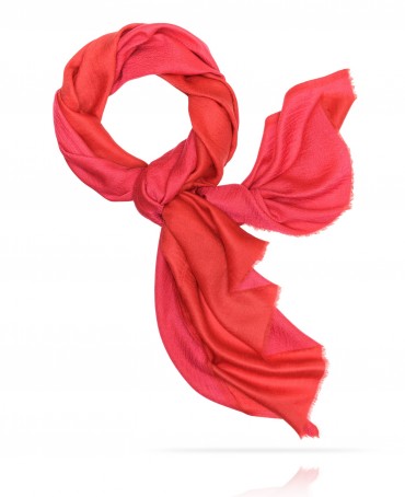 Палантин Унисекс WS90-MOIRE/NOIR.FUCHSIA