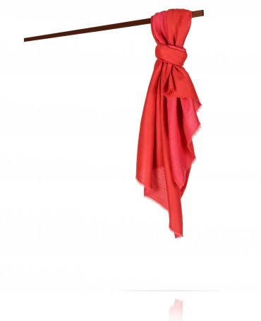 Палантин Унисекс WS90-MOIRE/NOIR.FUCHSIA