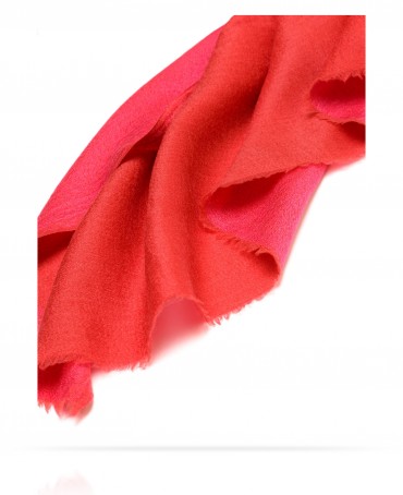 Палантин Унисекс WS90-MOIRE/NOIR.FUCHSIA