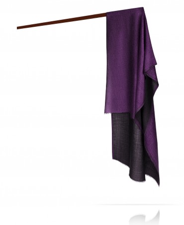 Палантин Унисекс WS90-MOIRE/PURPLE.NOIR
