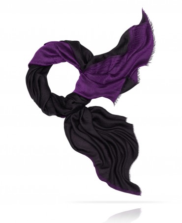 Палантин Унисекс WS90-MOIRE/PURPLE.NOIR