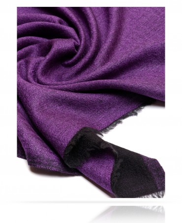 Палантин Унисекс WS90-MOIRE/PURPLE.NOIR