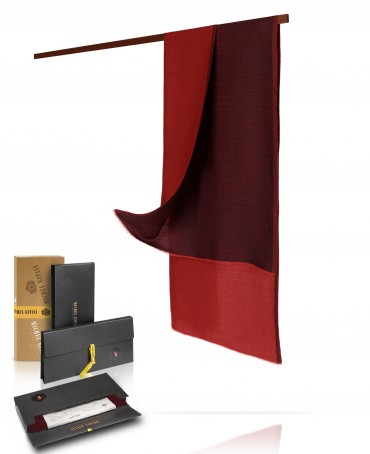 Палантин Унисекс WS90-MOIRE/ROUGE.NOIR