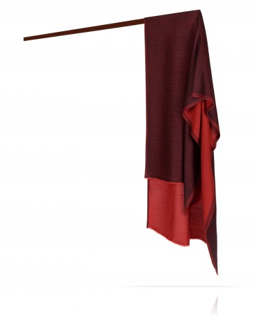 Палантин Унисекс WS90-MOIRE/ROUGE.NOIR