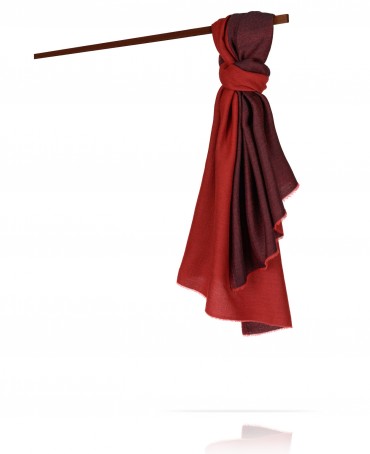 Палантин Унисекс WS90-MOIRE/ROUGE.NOIR