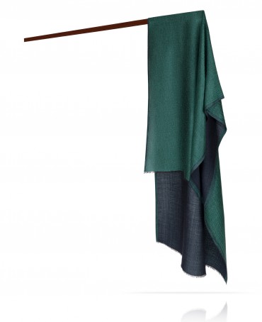 Палантин Унисекс WS90-MOIRE/VERT.BLEU