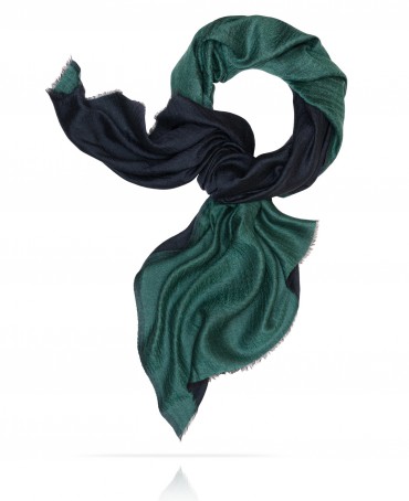 Палантин Унисекс WS90-MOIRE/VERT.BLEU