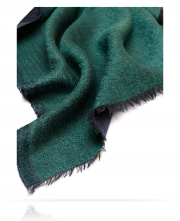 Палантин Унисекс WS90-MOIRE/VERT.BLEU