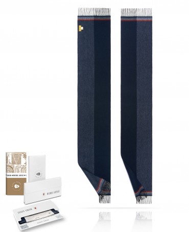 Шарф Мужской FTL.W130_STRIP-57B/BL.SUR