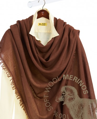 Палантин Унисекс JW100-BERGE/BROWN