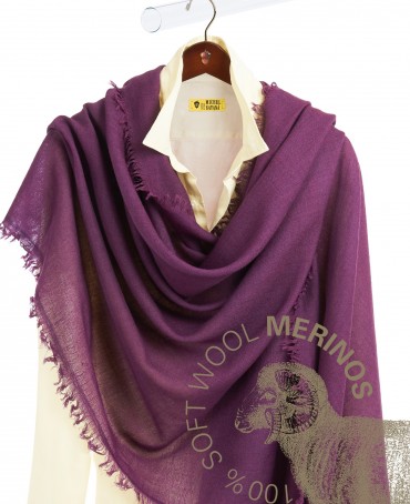 Палантин Унисекс JW100-BERGE/DEEP.PURPLE