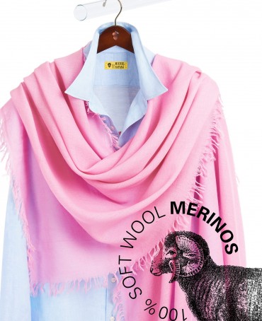 Палантин Унисекс JW100-BERGE/SOFT.PINK