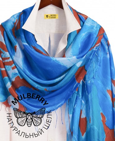 Палантин Женский S30-CANVAS/BLUE