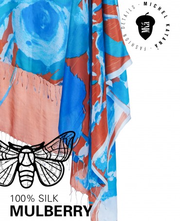 Палантин Женский S30-CANVAS/BLUE