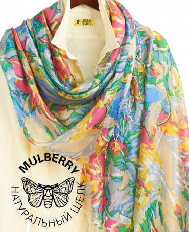 Палантин Женский S30-SUNFLOWER/MULTI