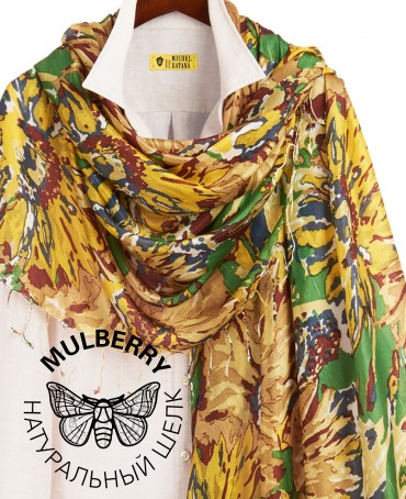Палантин Женский S30-SUNFLOWER/YELLOW