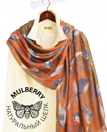 Палантин Женский SN40-BIRDY/ORANGE