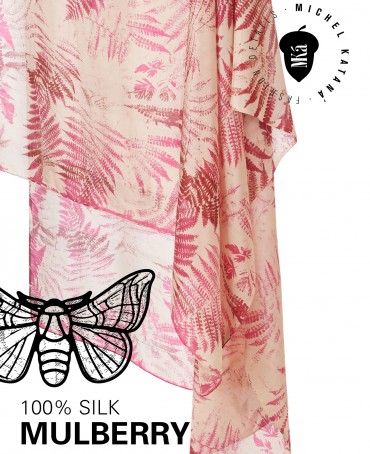 Палантин Женский SN40-FERN/PINK