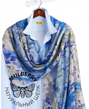 Палантин Женский SN40-MIND/BLUE