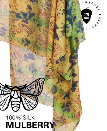 Палантин Женский SN40-MIND/YELLOW