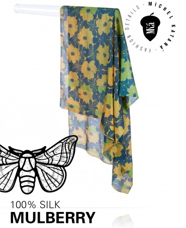 Палантин Женский SN40-MONO/YELLOW