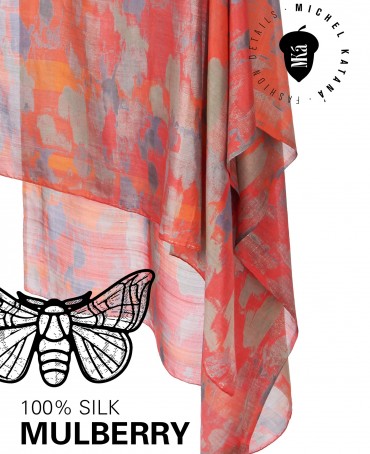 Палантин Женский SN40-PATCH/ORANGE