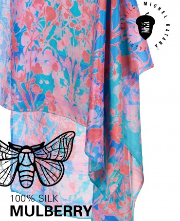 Палантин Женский SN40-SHADOW/BLUE