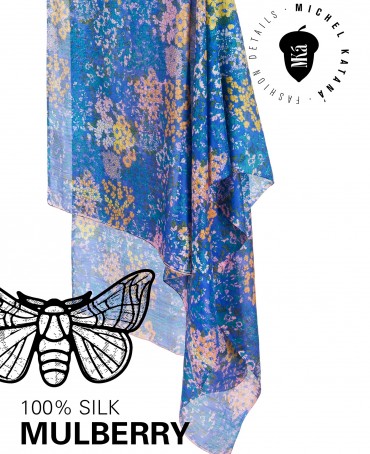 Палантин Женский SN40-SPRING/BLUE