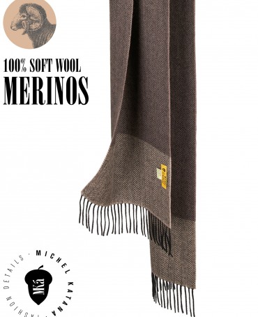 Шарф Унисекс FHs.W220_T-RZ-22B/BR.MIX