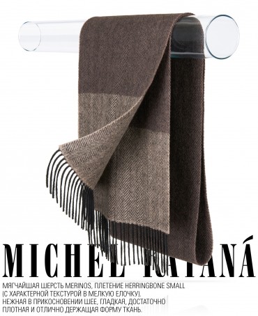 Шарф Унисекс FHs.W220_T-RZ-22B/BR.MIX