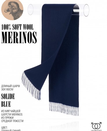 Шарф Унисекс FT.W220_40/BLUE
