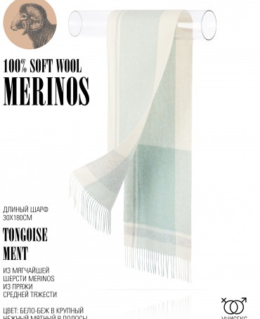 Шарф Унисекс FT.W220_TNGZ-13/MENT