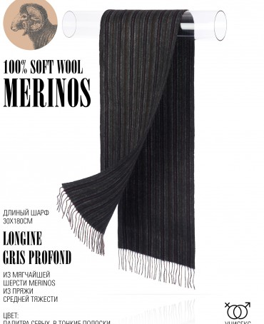 Шарф Унисекс FTL.W220_A124-2/GRIS