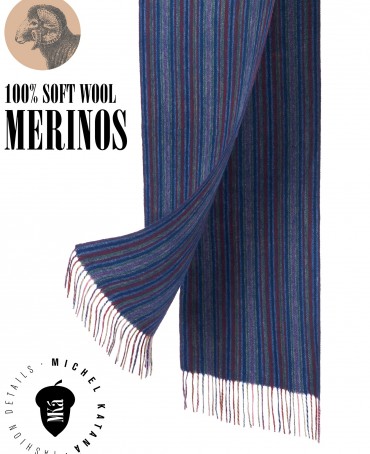 Шарф Унисекс FTL.W220_A139-1/BLEU