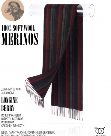 Шарф Унисекс FTL.W220_A64B/BERRY