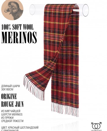 Шарф Унисекс FTQ.W220_A42-2/RED.YELLOW