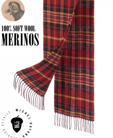 Шарф Унисекс FTQ.W220_A42-2/RED.YELLOW