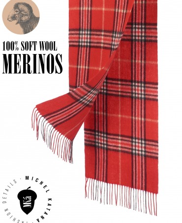 Шарф Унисекс FTQ.W220_A45/ROUGE.SCOT
