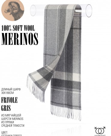 Шарф Унисекс FTQ.W220_TNGZ-7/GRIS