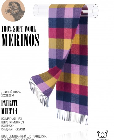 Шарф Унисекс FTQ.W220_VN2386-14/MULT.14