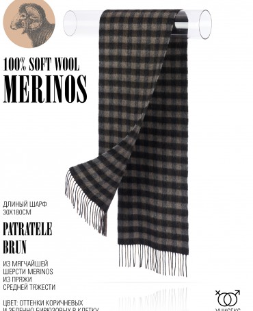 Шарф Унисекс FTq.W220_VN2366-1/BRUN