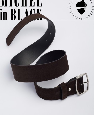 Ремень Пояс Женский BRIU.S-45-ONi/CHOCO