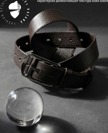 Ремень-Пояс Унисекс MIDE.CERF-35-LNu/CAFFE